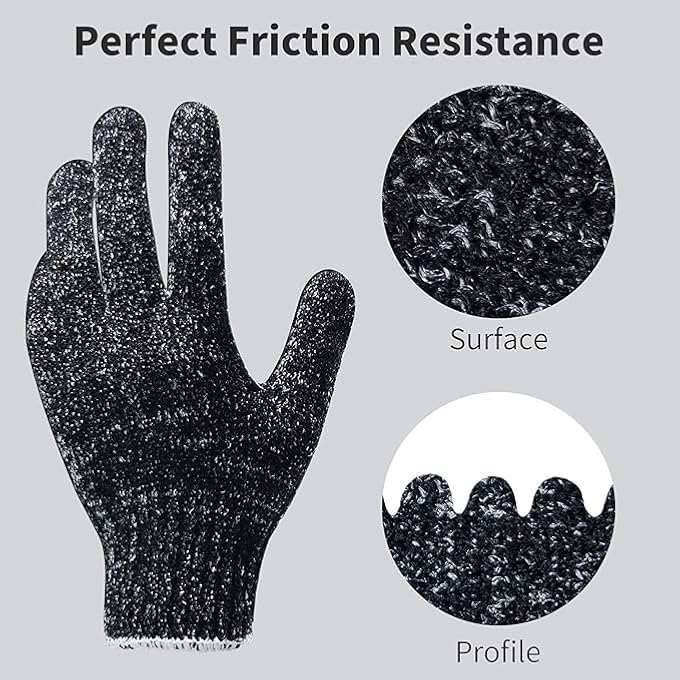 Tazweeq 4 Pairs 8 Pcs Exfoliating Gloves for Shower - Premium Bath Gloves - Body Scrubber Gloves for Shower, Spa, Massage, Body Scrubs, Remove Dead Skin, Deep Cleaning - Image 4